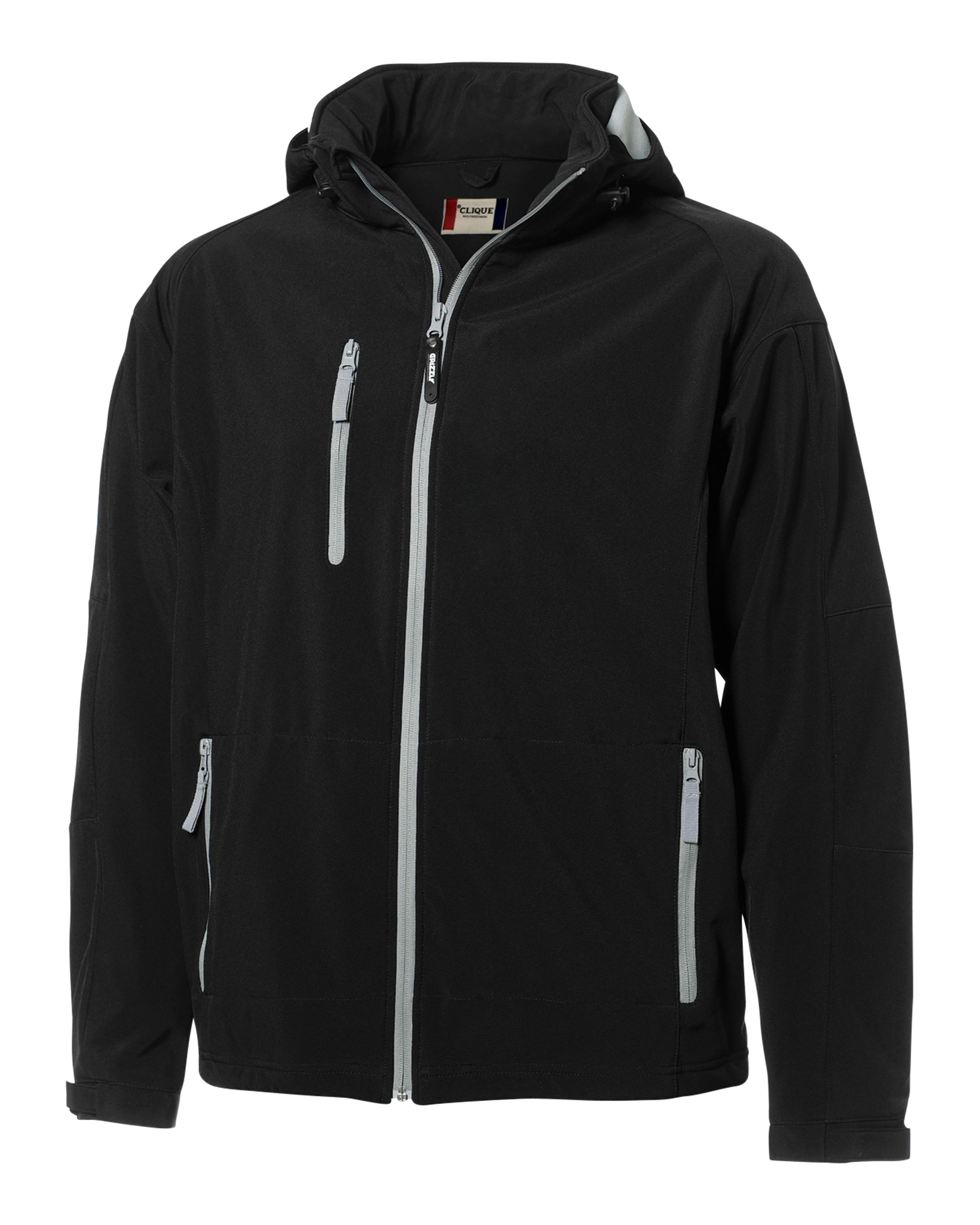 Clique Serac Stretch Softshell Mens Full Zip Jacket 1