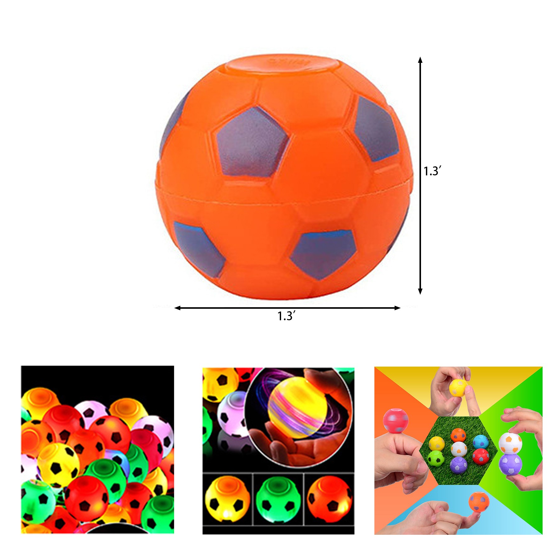 Soccer Fidget Spinners 3