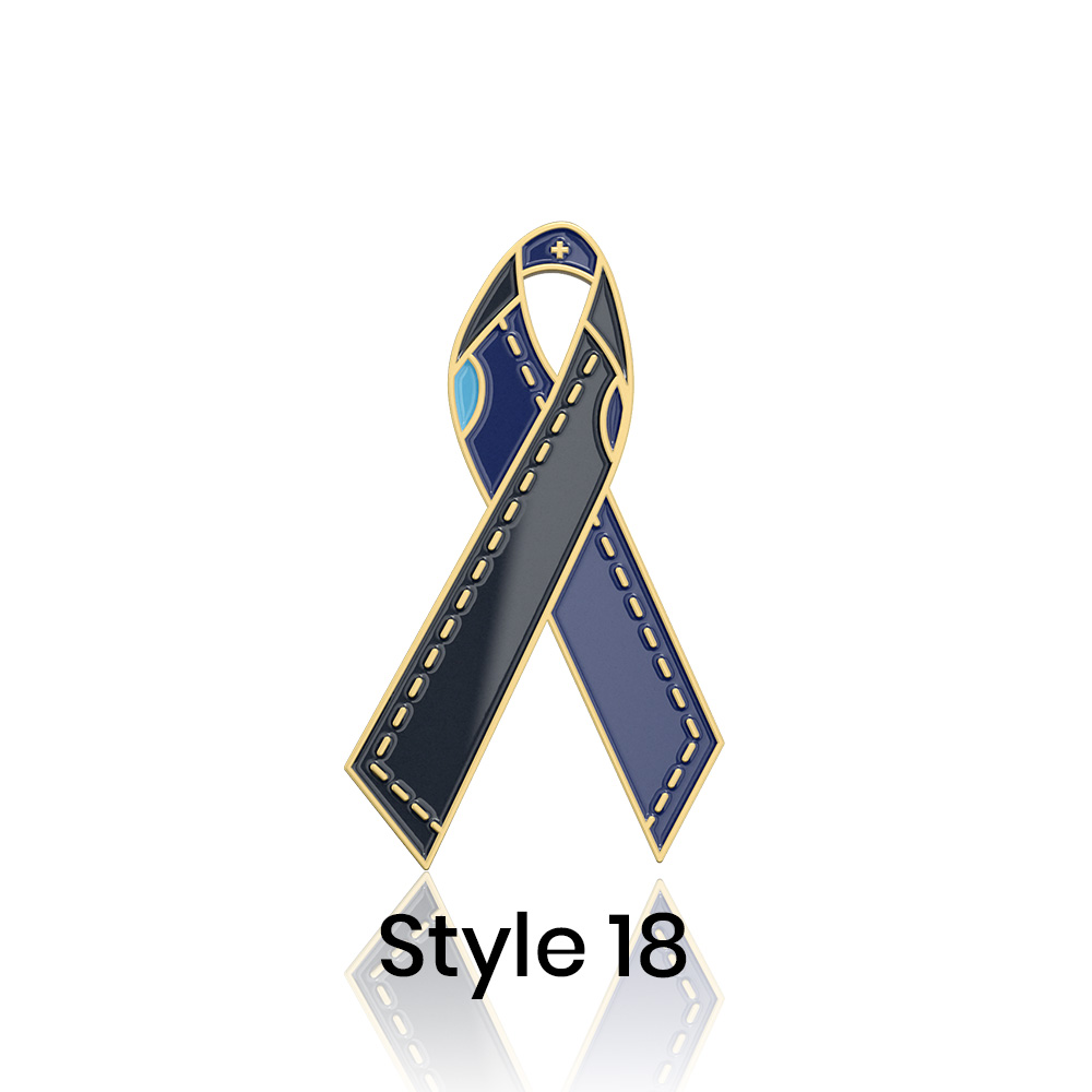 Stock Awareness Ribbon Pins 24