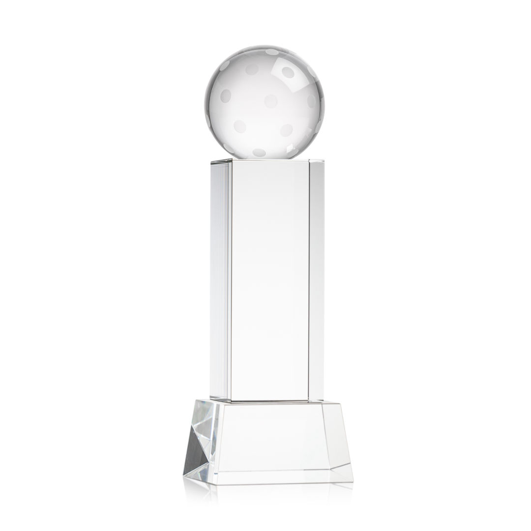 Pickleball VividPrint™ Award on Belcroft Base - Clear 9
