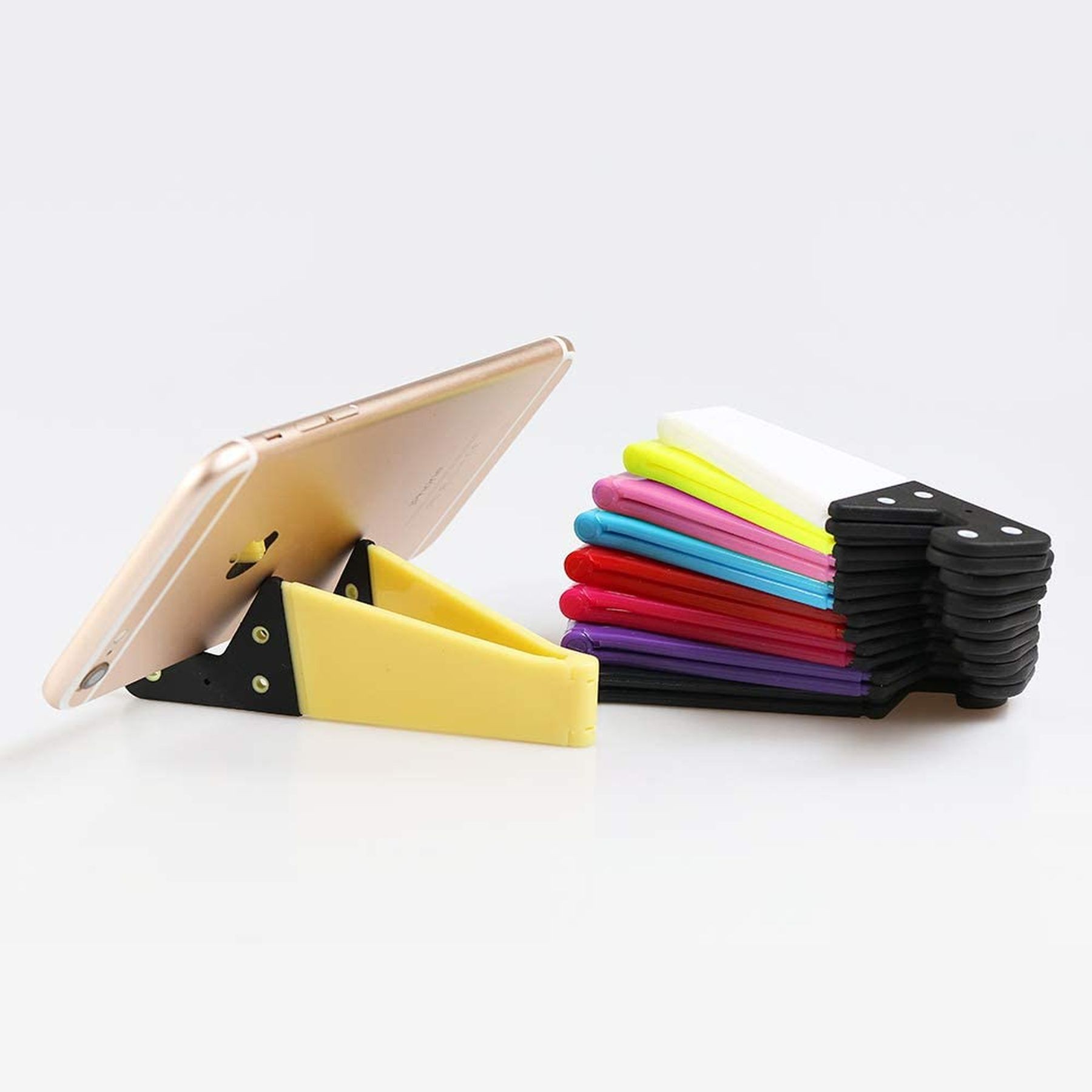 Pocket Size V Shaped Foldable Phone Holder Pad Stand 12