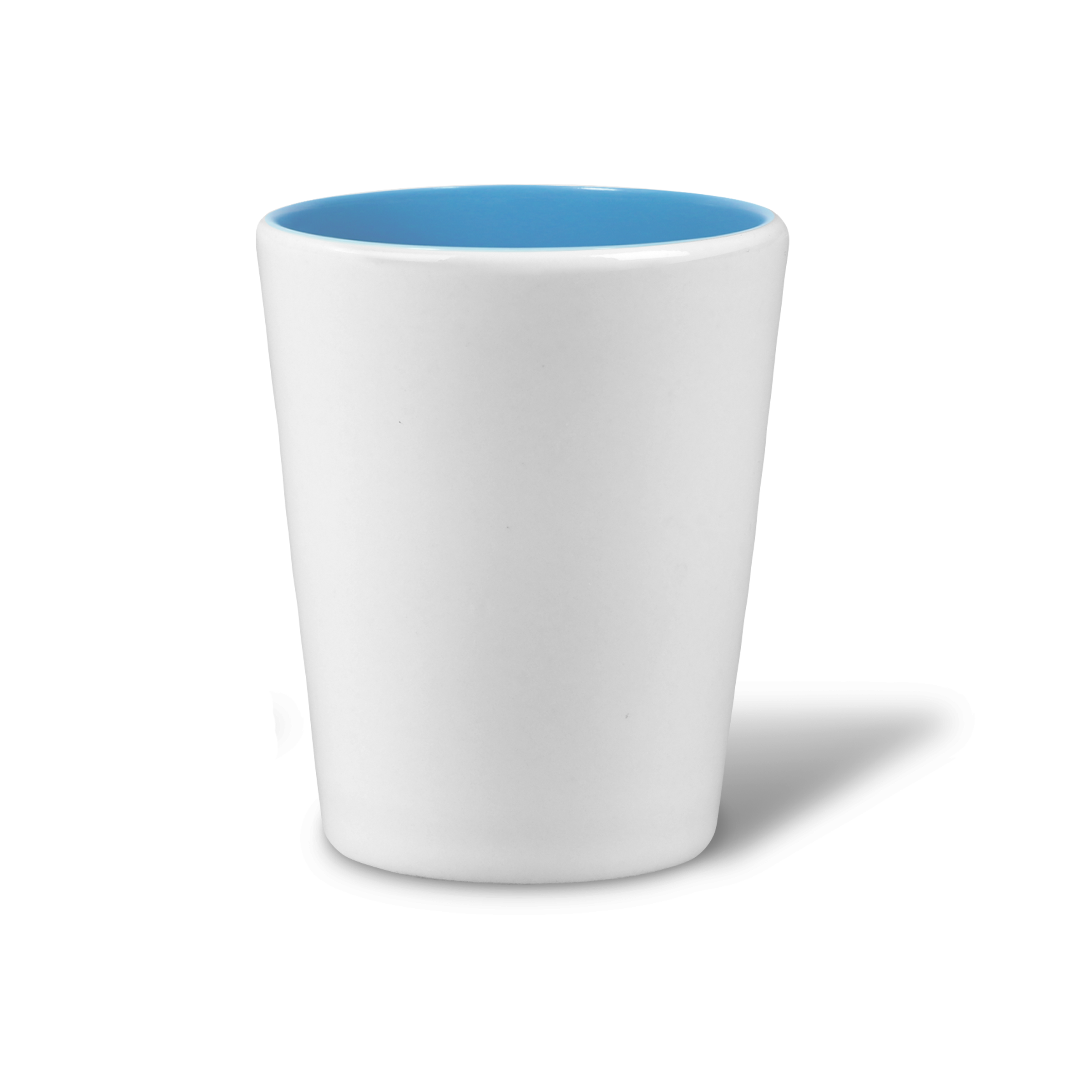 2 Oz. Two Tone Ceramic Shot Glass 5