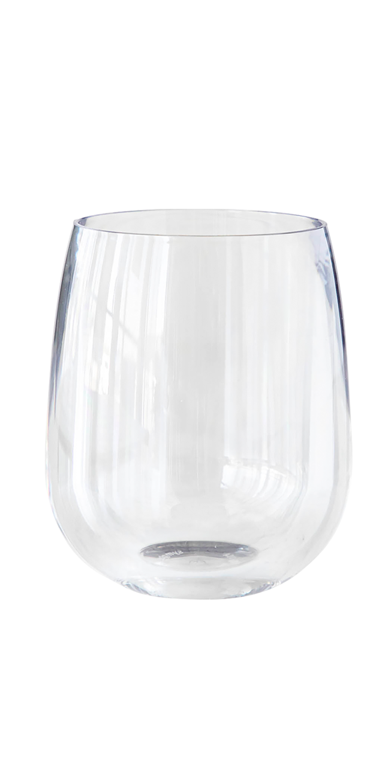Symglass 12oz Clear Stemless Wine Glass 13