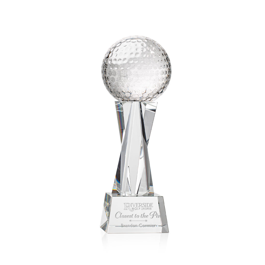 Golf Ball Award on Grafton Base - Clear 4