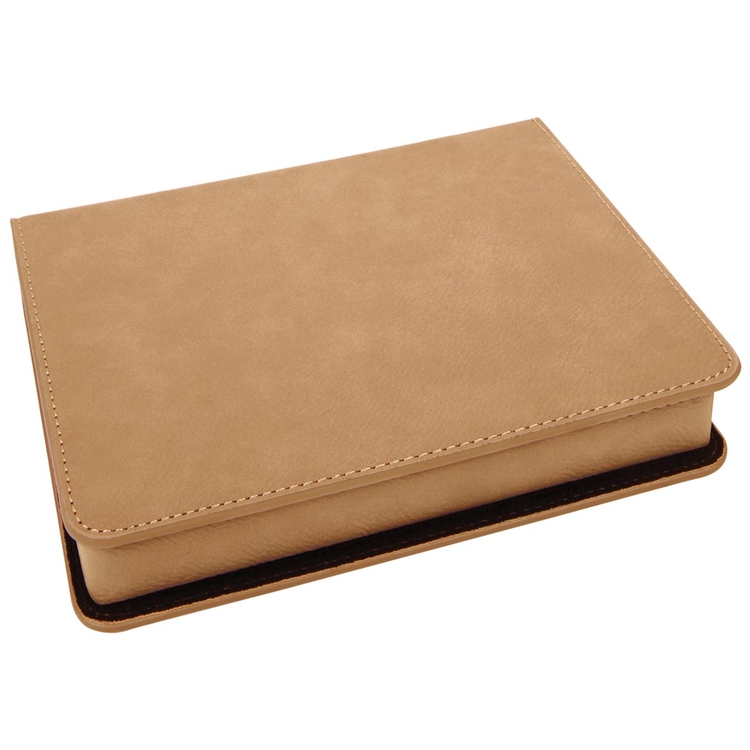 Light Brown Leatherette 4-Piece Wine Tool Set 3