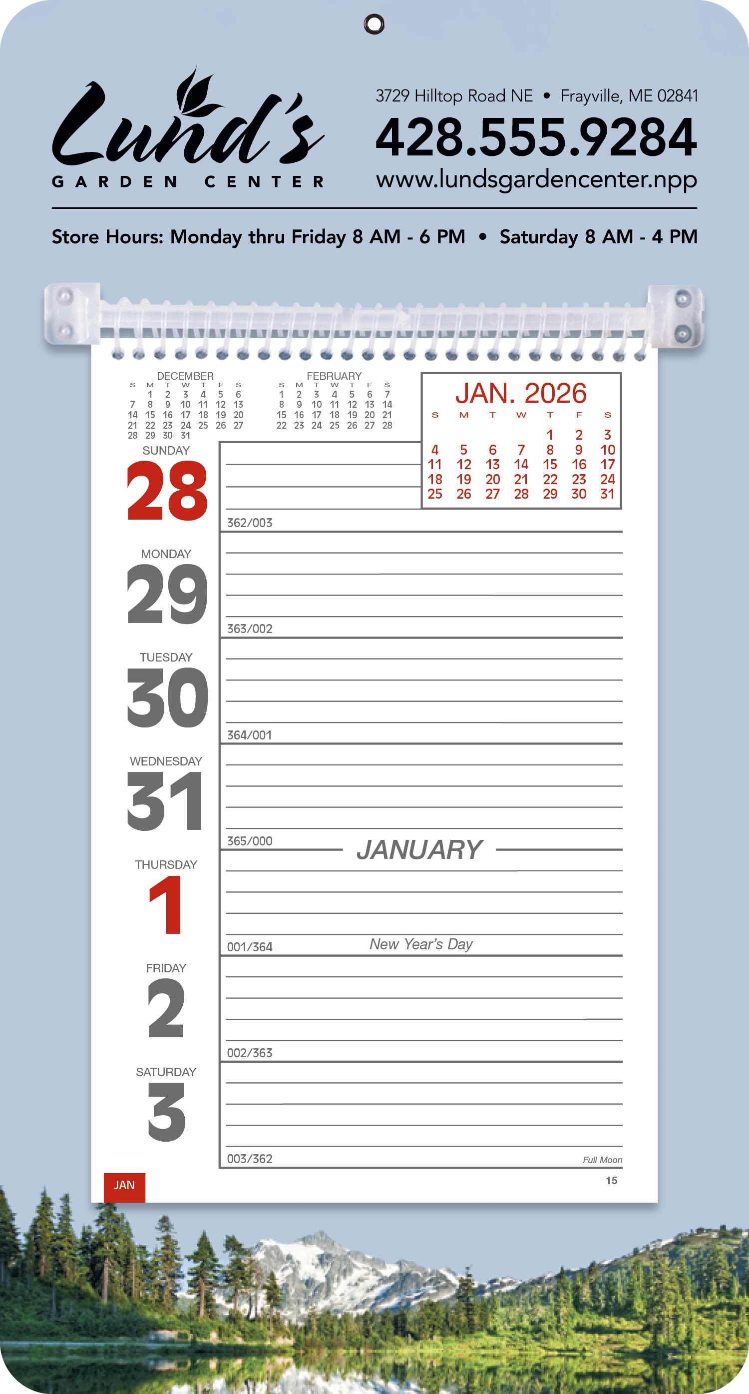 Triumph® Calendars Full-Color Weekly Memo Calendar 1