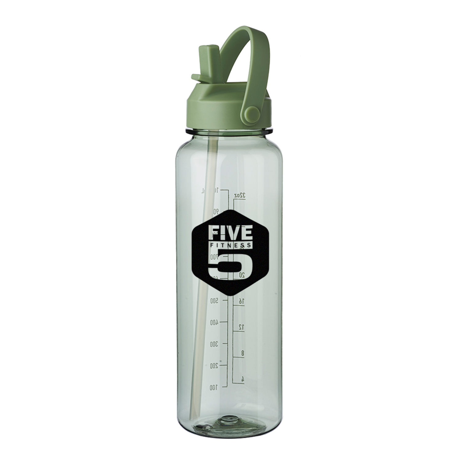 40 oz. Juvia Plastic Water Bottle (1 Color Imprint) 2