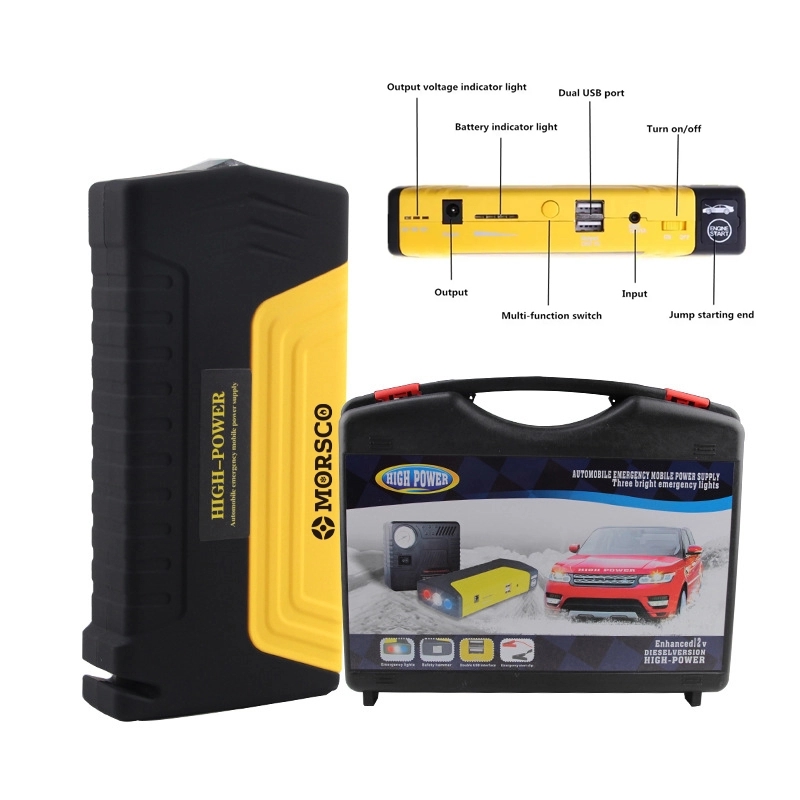 All in one Emergency vehicle tool 12V Car Jump Starter 5