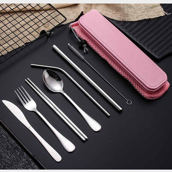 Dinnerware sets Portable Reusable Flatware 8-Piece 1