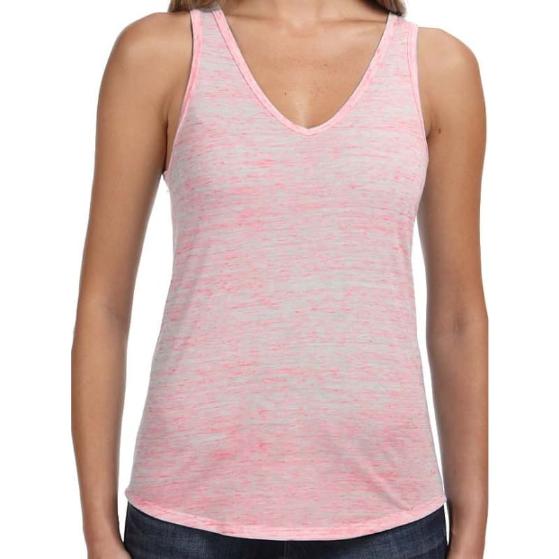 Bella Ladies Flowy V-Neck Tank 13