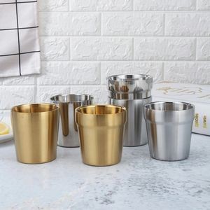 Stainless Steel Double Wall Coffee Drinking Cup Stainless Steel Double Wall Coffee Drinking Cup 3