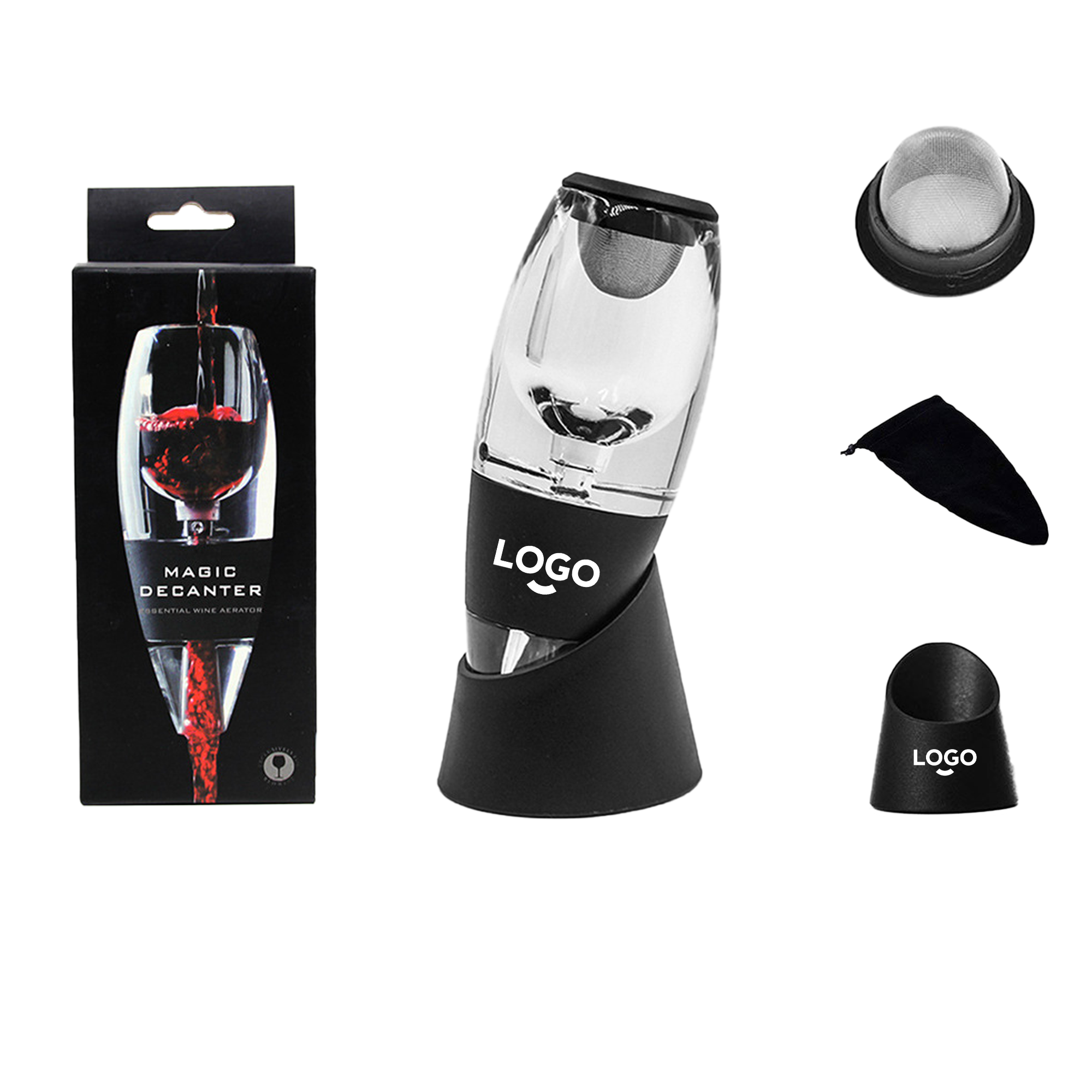 Wine Aerator Magic Decanter With Stand 1