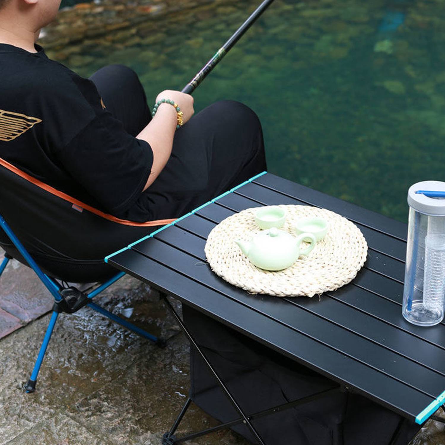 Outdoor Foldable Aluminum Alloy Dining Table 6