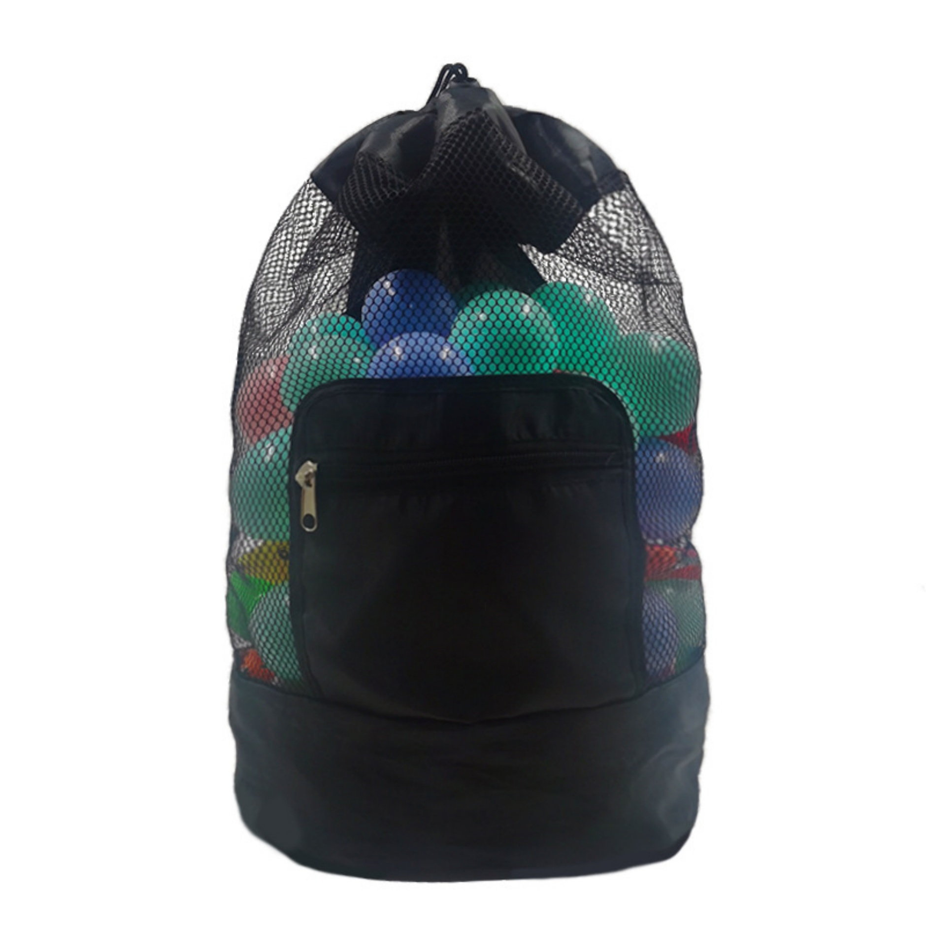 Foldable Mesh Drawstring Beach Backpack 7