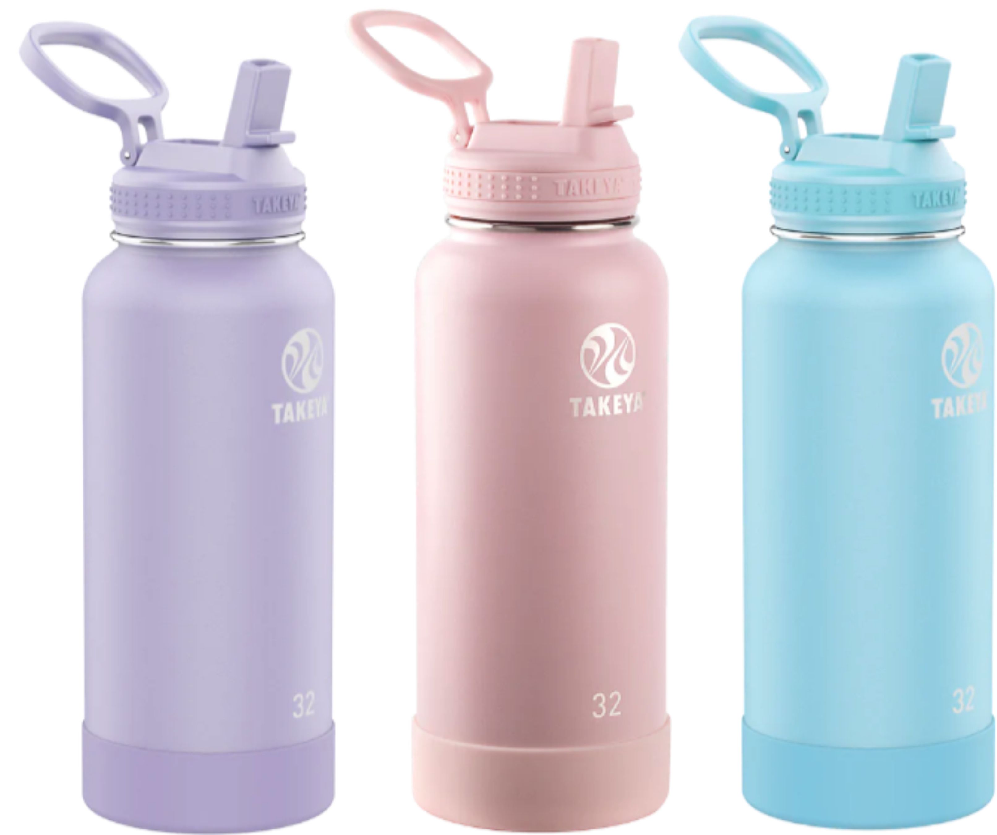 Takeya Active Straw 32 oz Stainless Steel Bottle