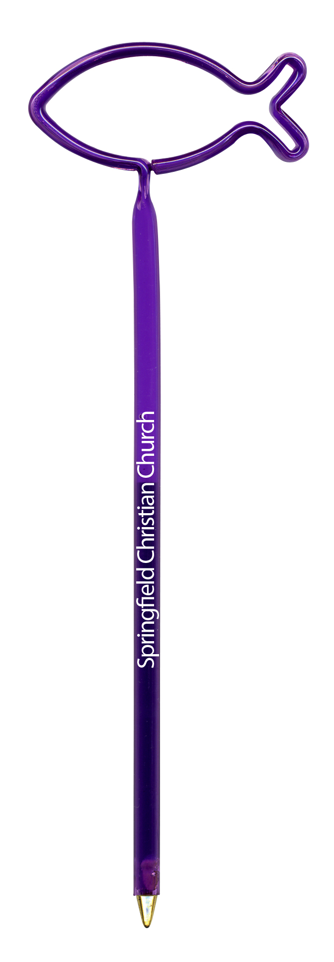 Christian Fish Baby Bend, Bent Pen