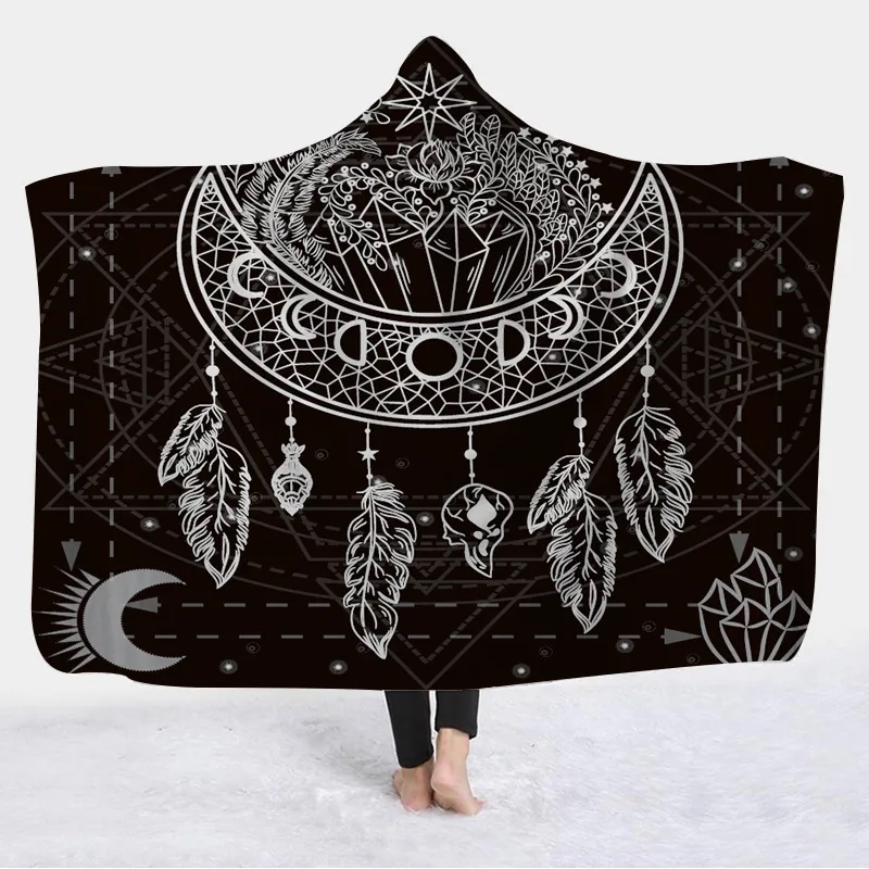 Sherpa Crystal Hooded Blanket for Adults/Kids 6
