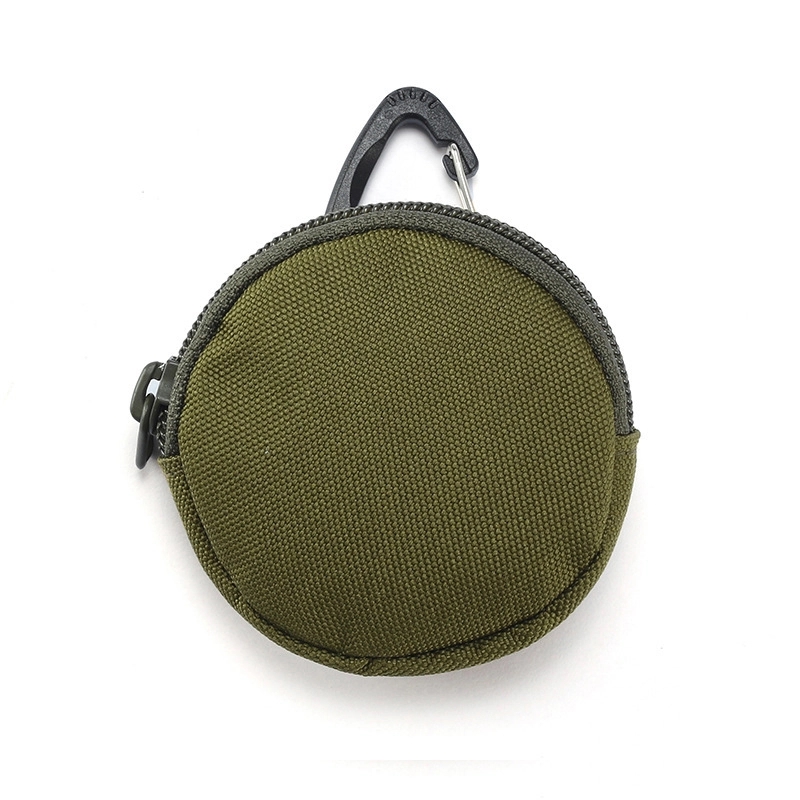 Portable Oxford Change Coin Round Pouch 3