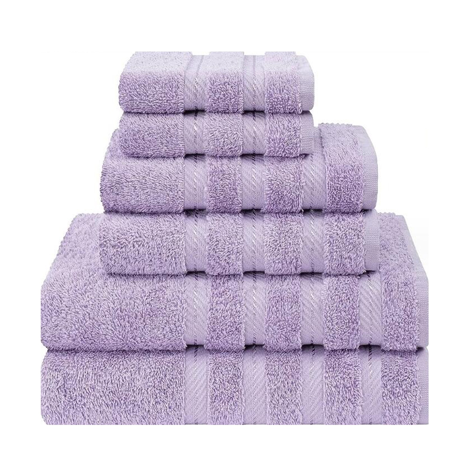 100% Cotton 6 Pieces Towel Set 8