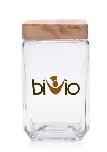 54 oz. Glass Candy Jars with Wooden Lid 22