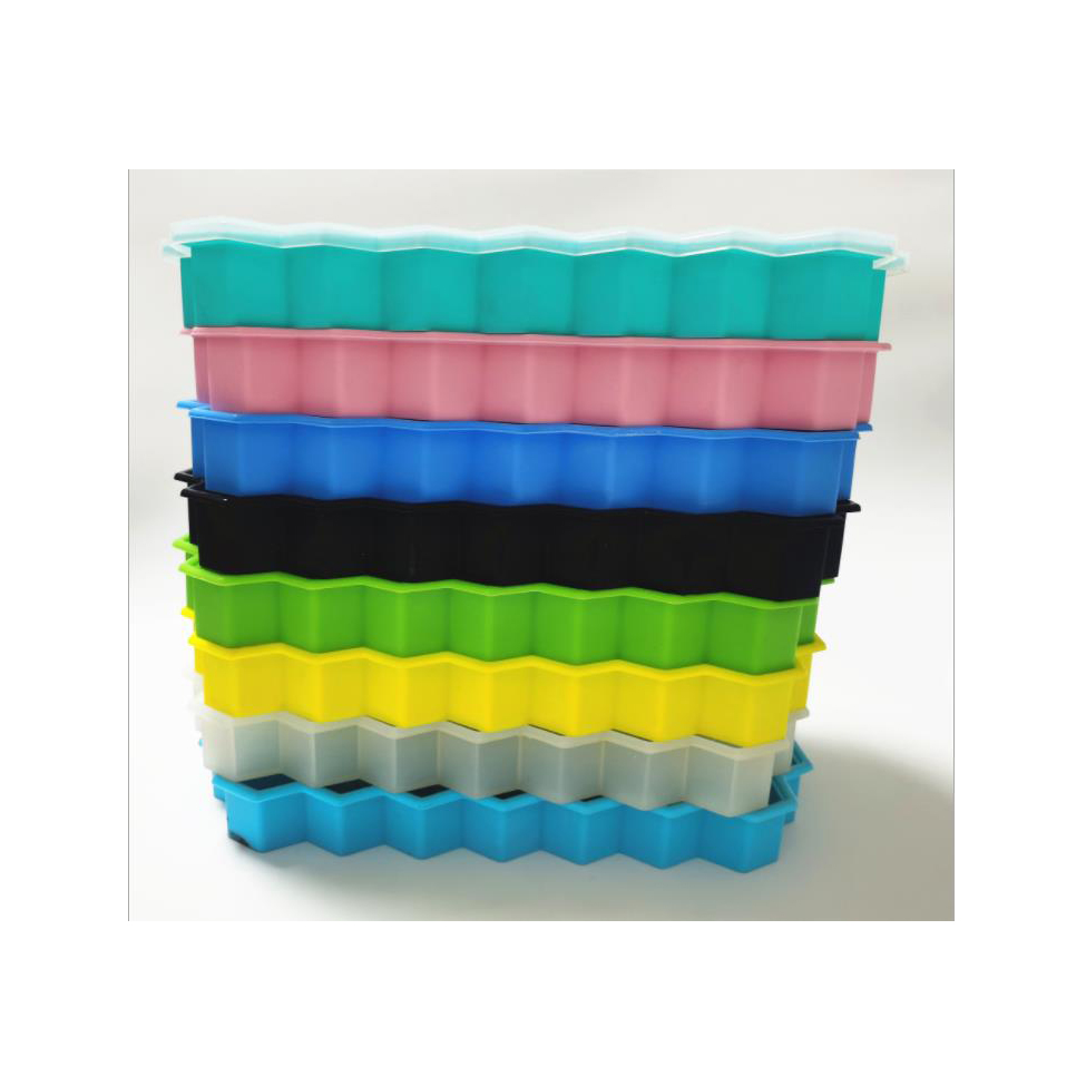 Silicone 37 Ice Cube Tray With Cover 7