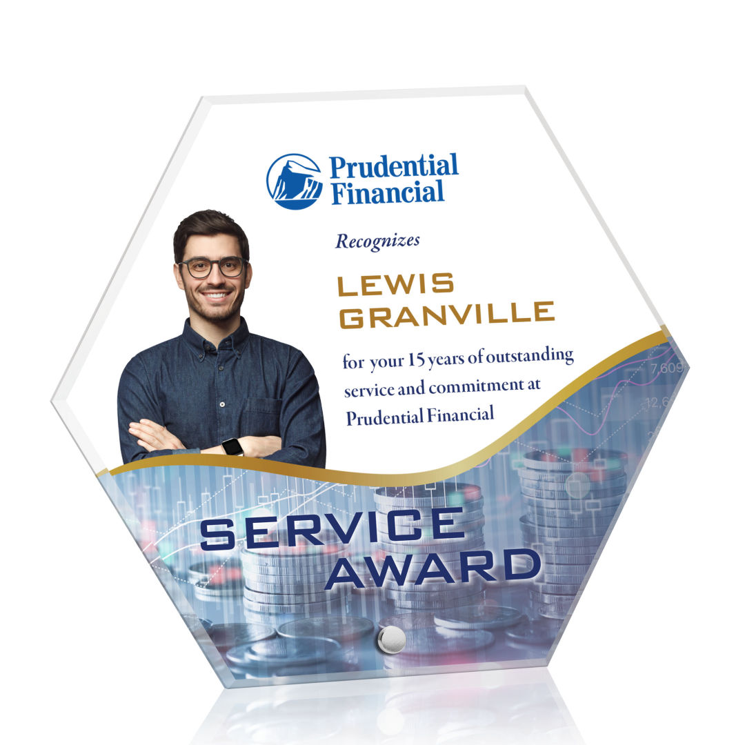 Polaris Hexagon VividPrint™ Award - Silver 5