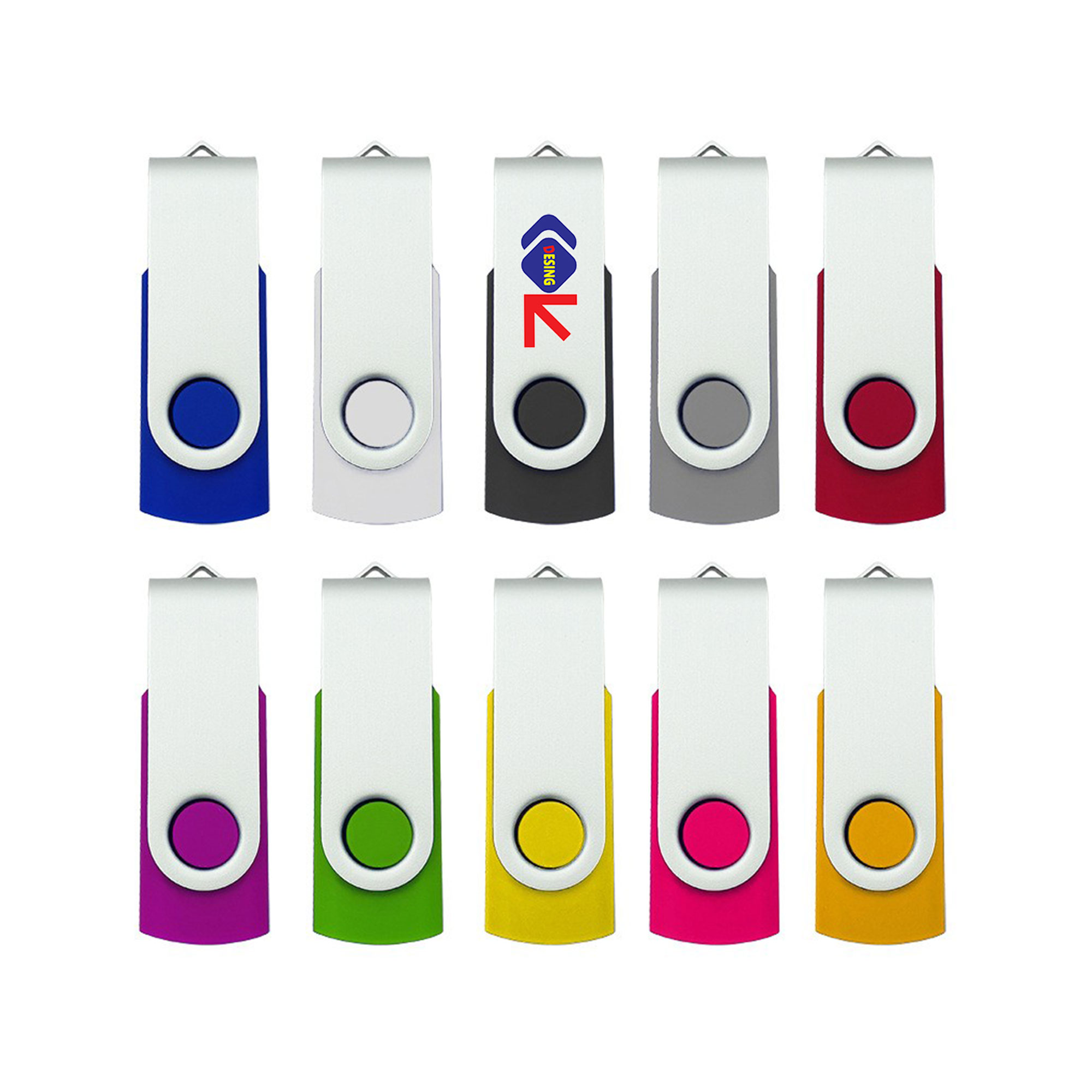 8GB Swivel USB Flash Drive 3
