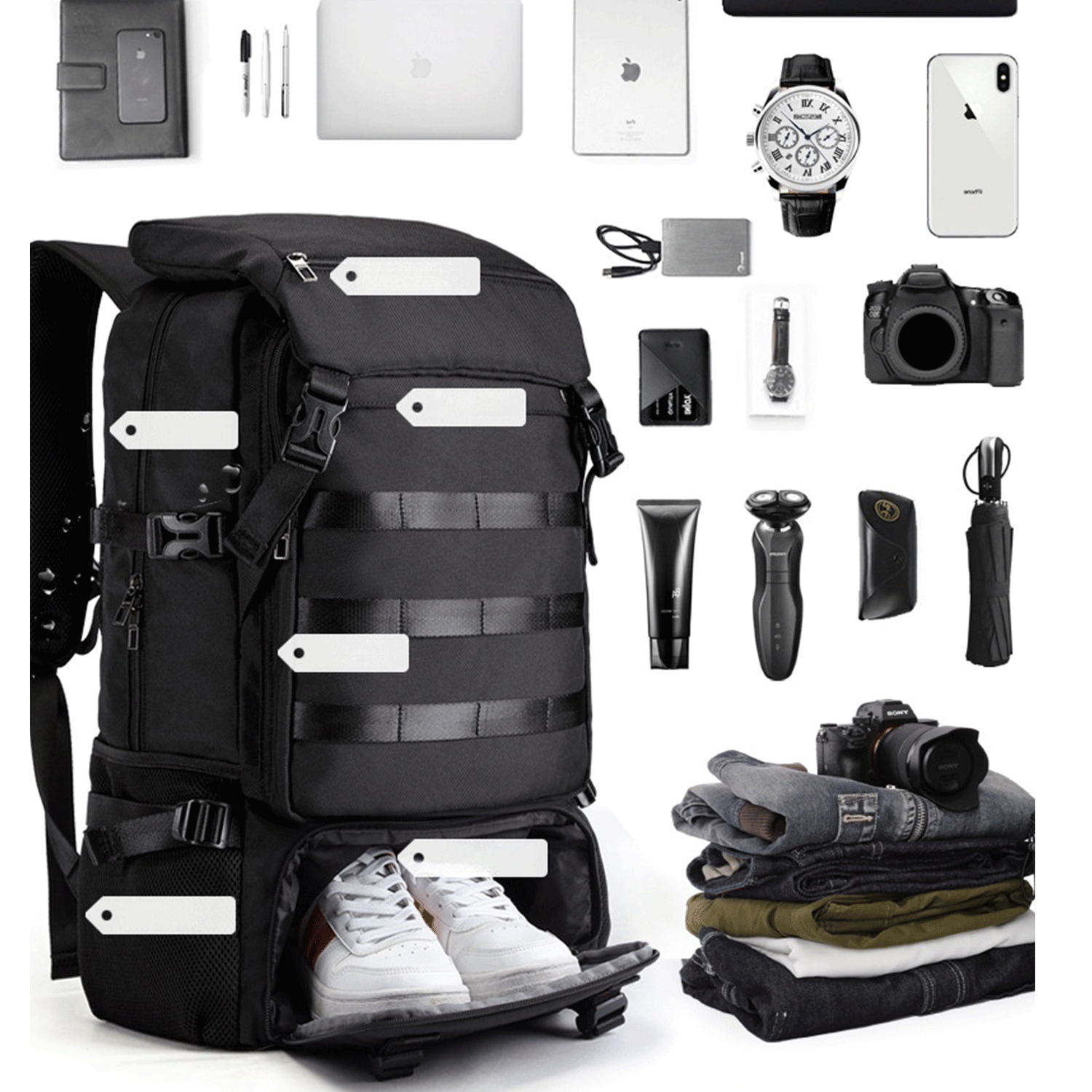 outdoor short distance 80 liter large capacity Backpack 15