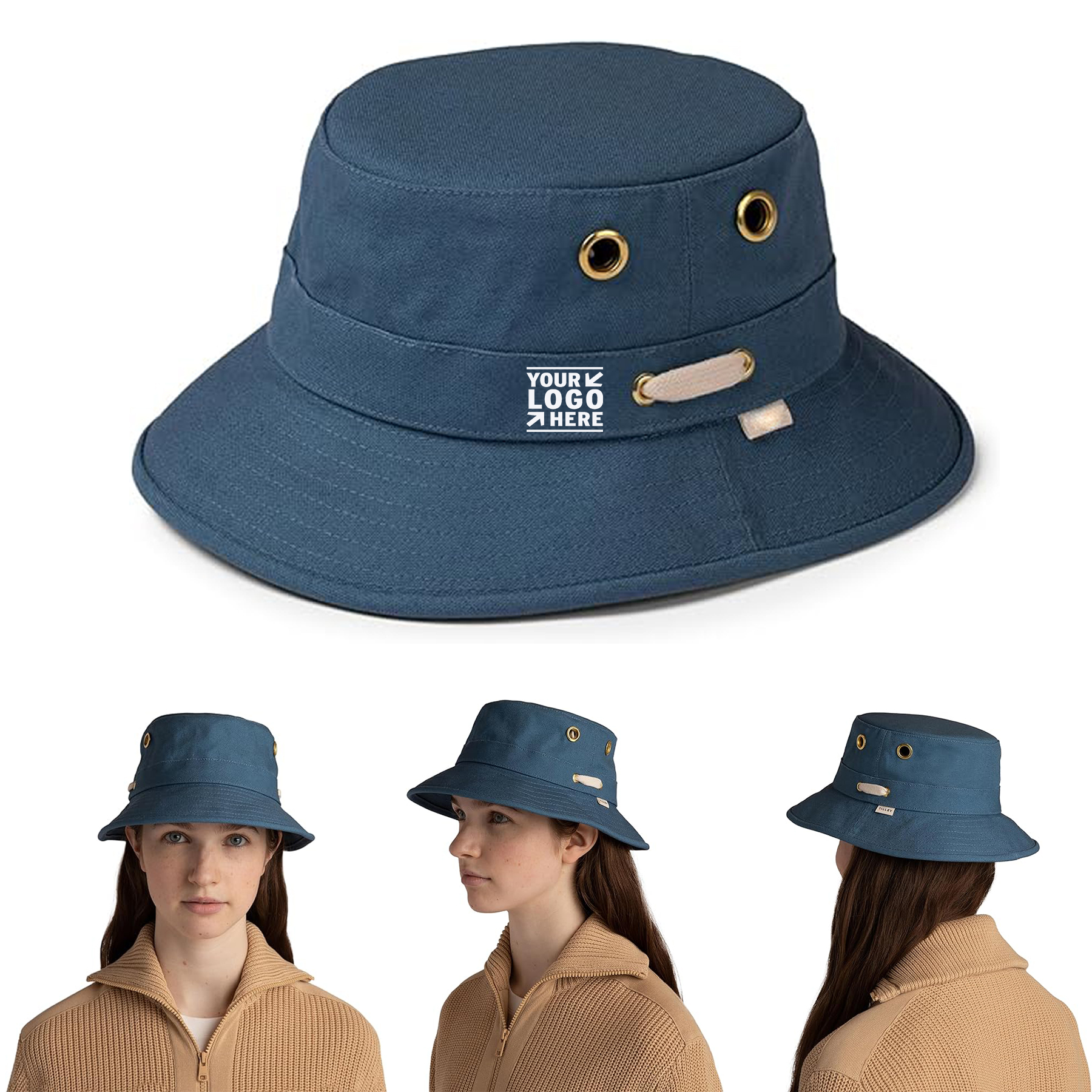 UPF50+ Lightweight Water Resistant Comfort Cotton Iconic T1 Bucket Hat 2