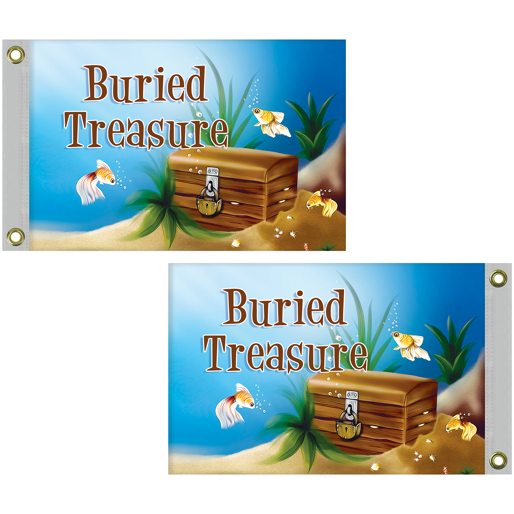 Double Sided Knitted Polyester Rectangle Boat Flag (12"x18") 6
