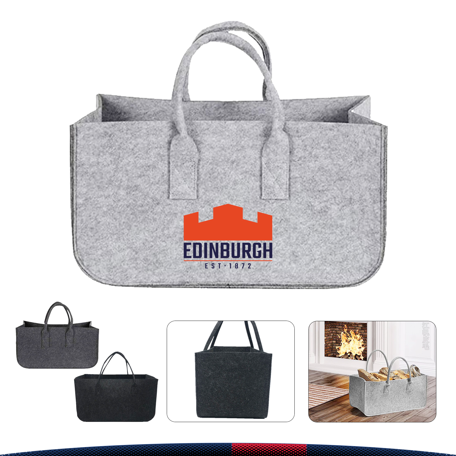 Large Felt Handbag 3
