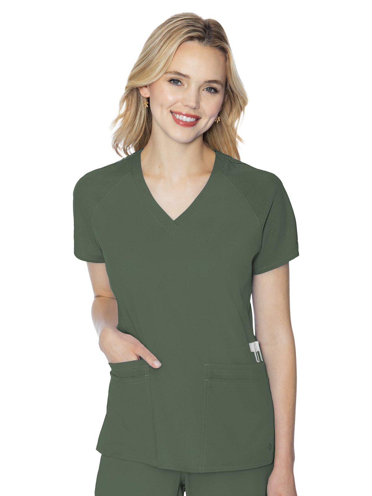 Med Couture - MC Touch - Women's 6-Pocket Raglan Sleeve Top 38