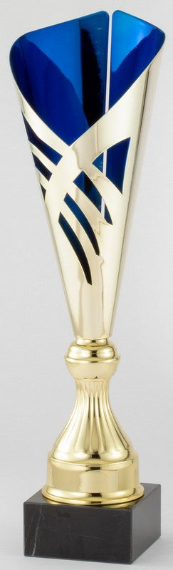 Blue Laser Cup On A Black Marble Base 2