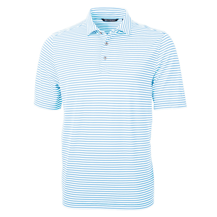 Cutter & Buck Virtue Eco Pique Stripe Recycled Men's Polo 8