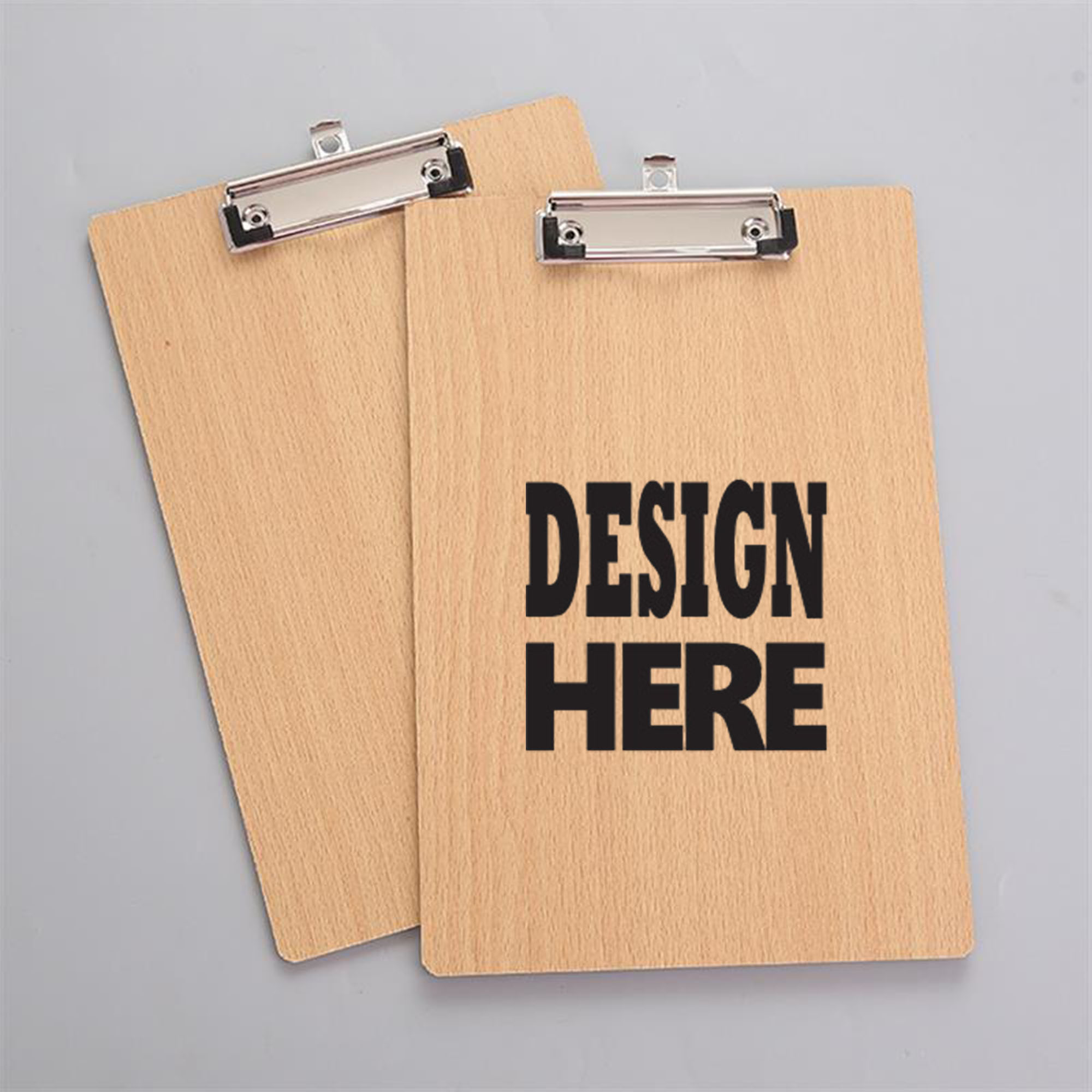A4 Wooden Clipboard With Metal Clip 2