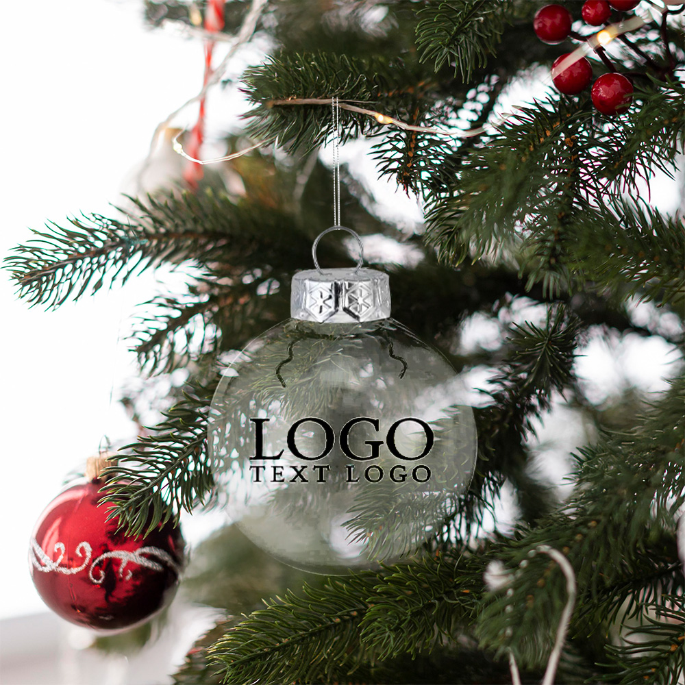 Transparent Filling Baubles Holiday Hanging Balls