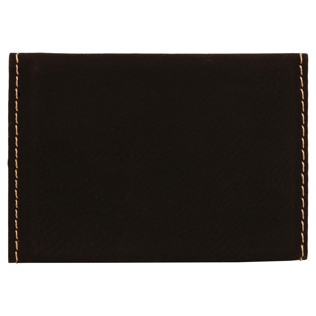 Black/Gold Leatherette Business Card Holder 2