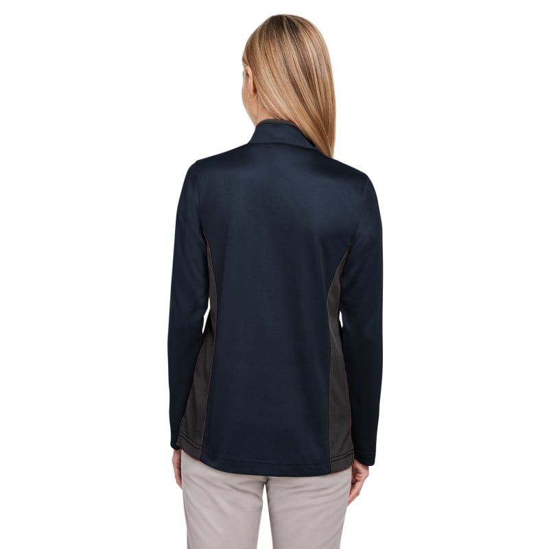 Harriton Ladies' Flash Snag Protection Plus IL Colorblock Quarter-Zip 18