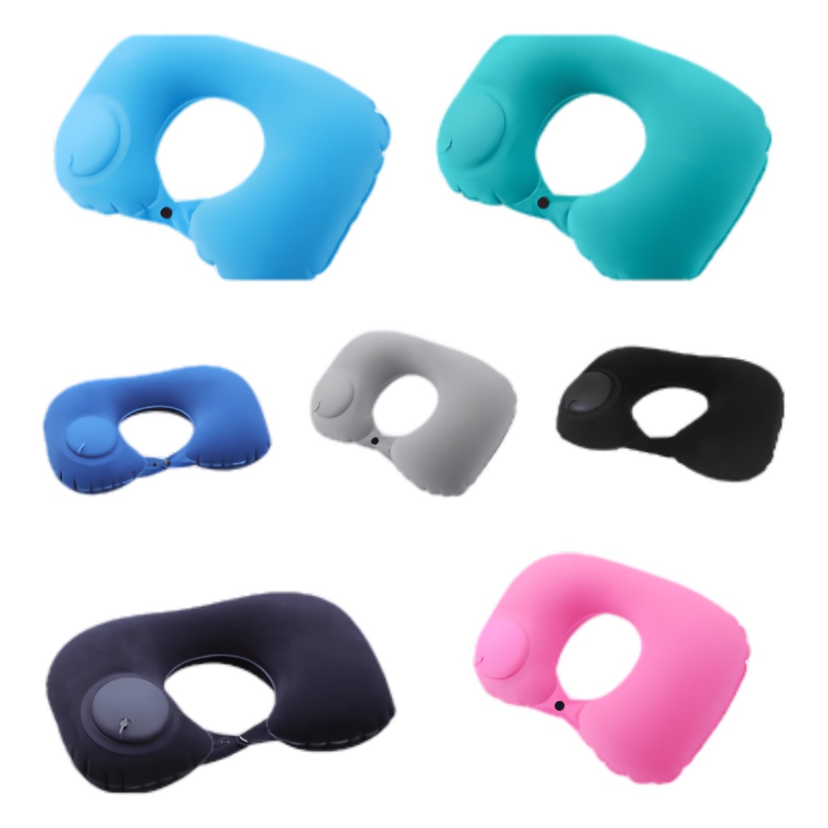 Pressurized Inflatable PVC U-shaped Pillow 2