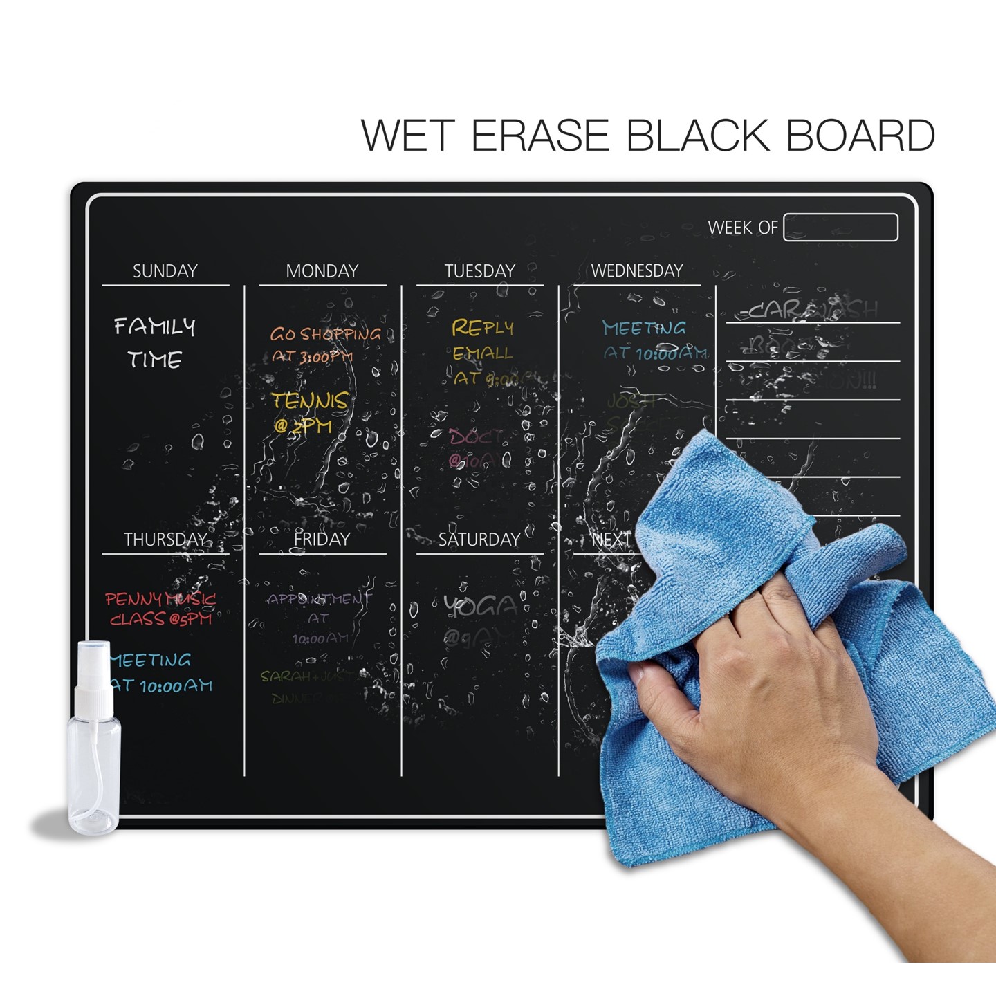 Magnetic Refrigerator Weekly Planner Chalk Board 2