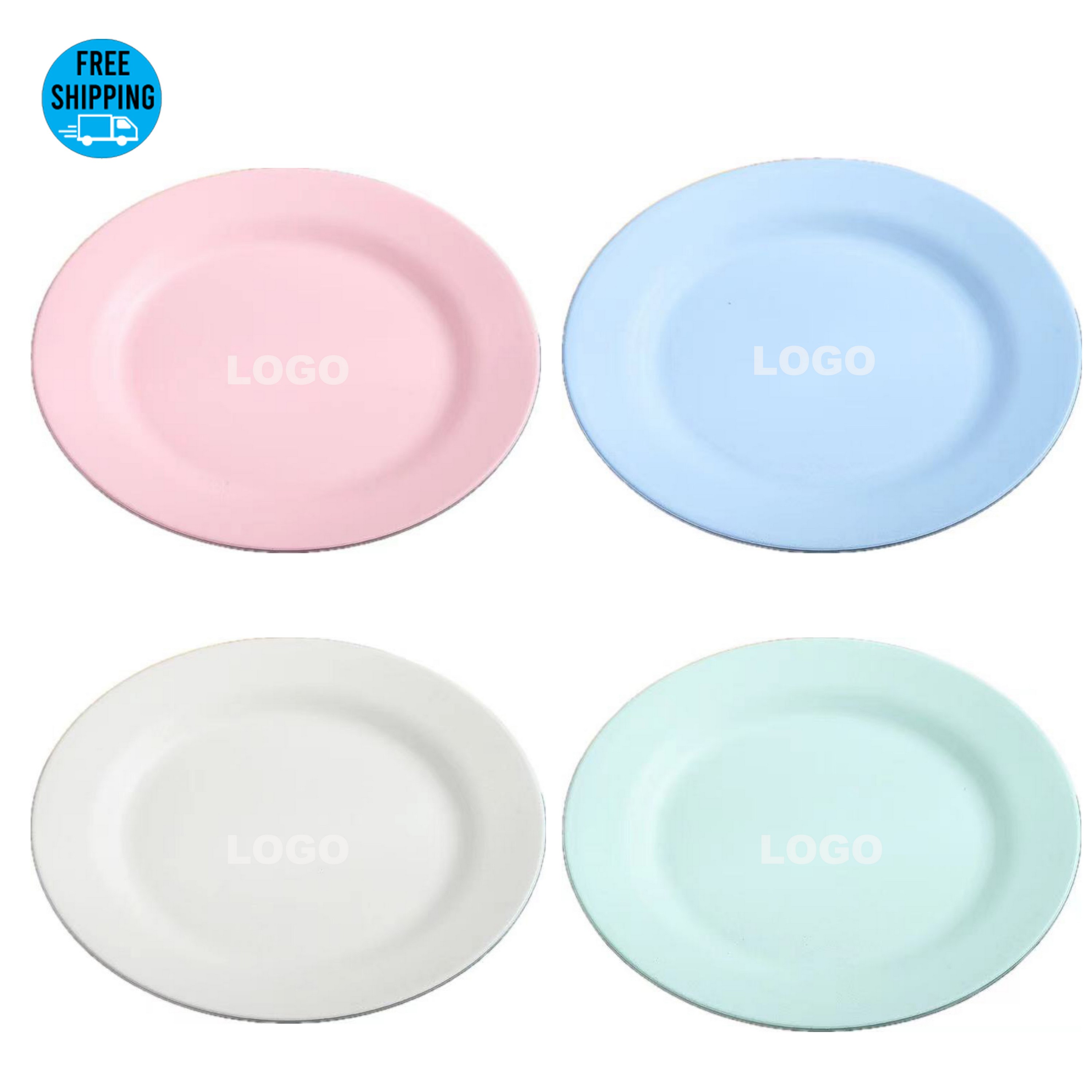 9.8" Wheat Straw Plates 2