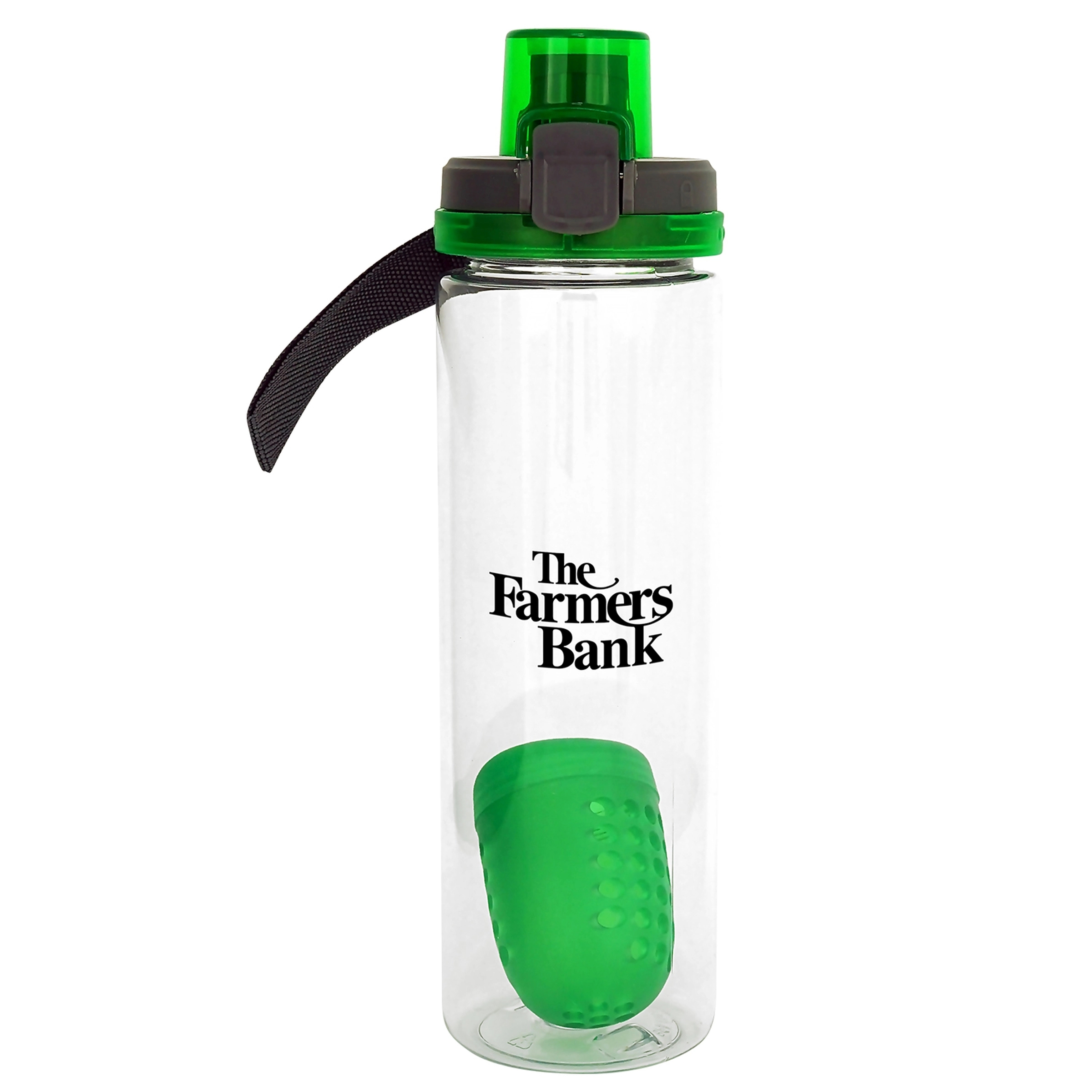 Locking Lid 24 oz. Recycled Bottle With Floating Infuser 14
