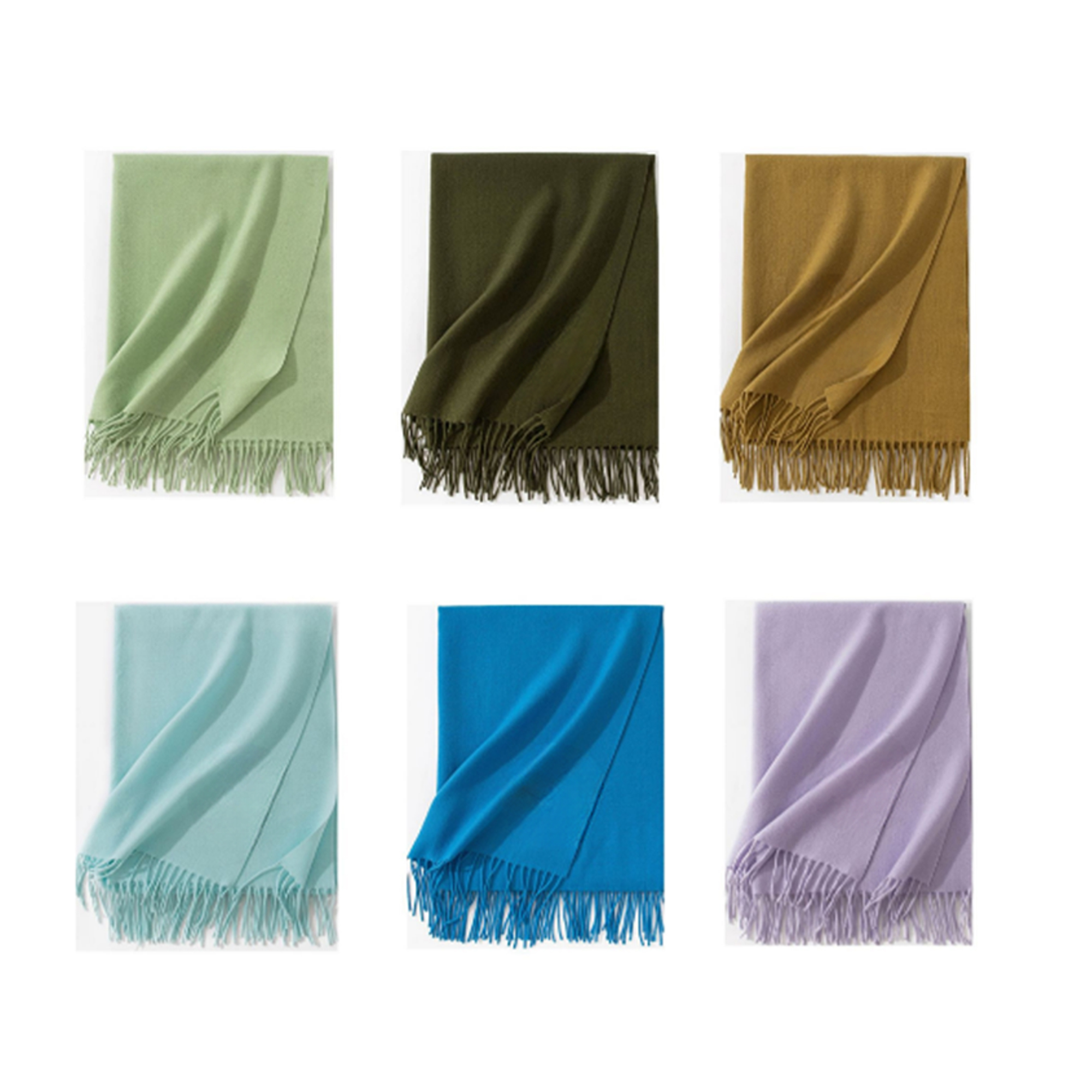 Soft Winter Women's Warm Scarf Shawl 2
