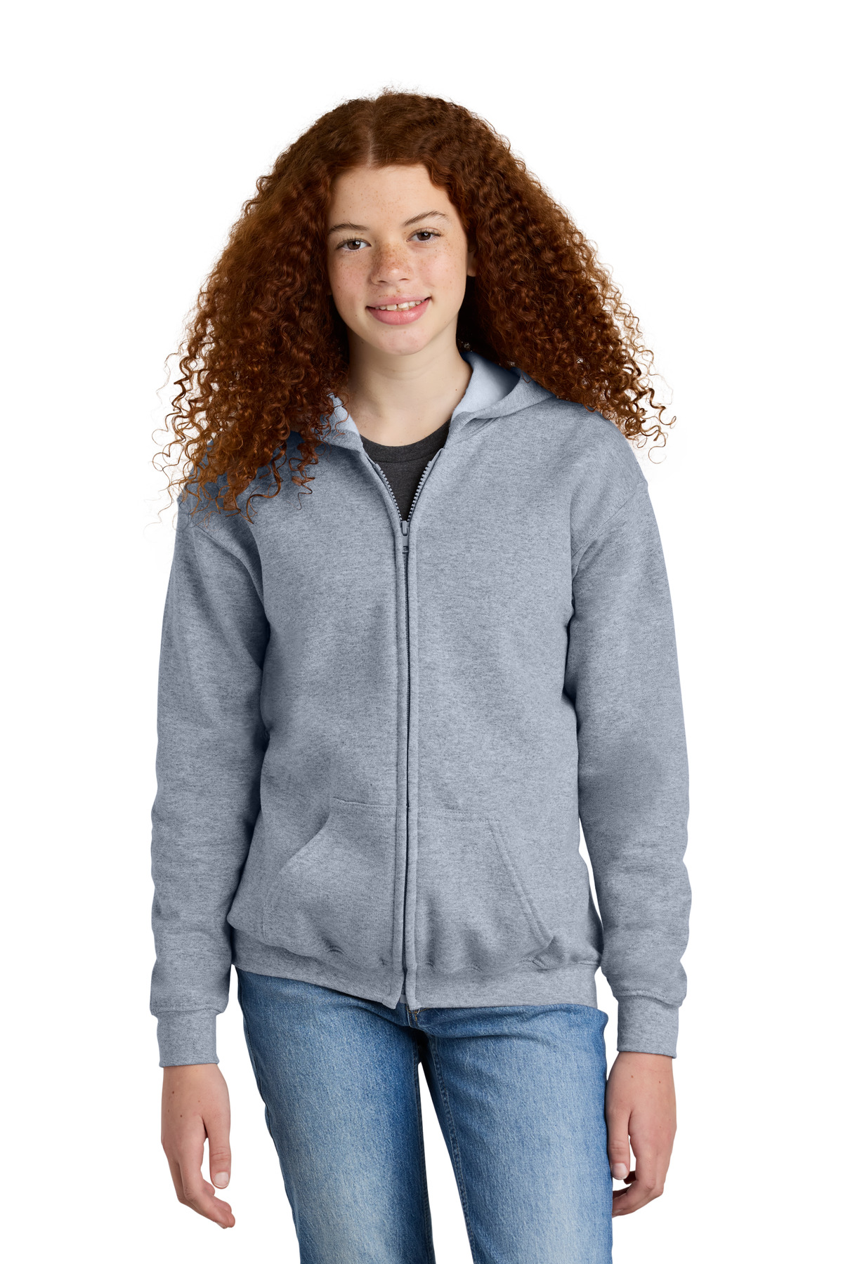 Gildan Youth Heavy Blend Full-Zip Hooded Sweatshirt. 18600B 27