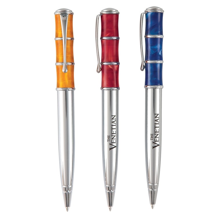 Solstice Brass Twist Action Ballpoint Pen