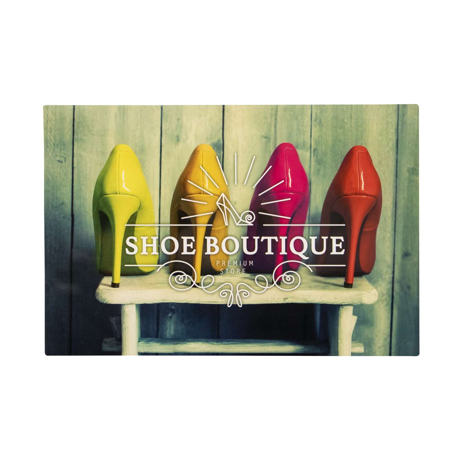 12"W X 18"H Glossy Aluminum Print