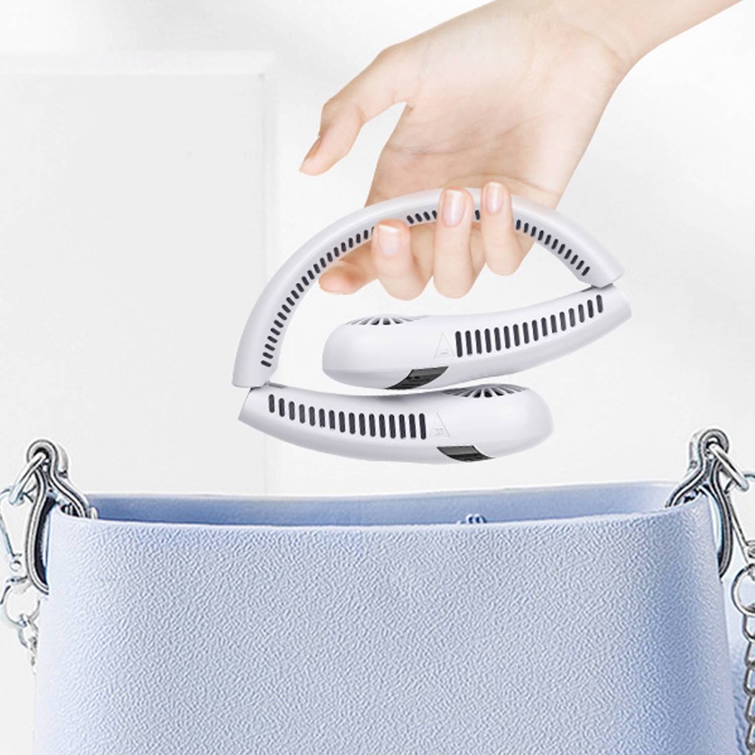 Foldable Leafless Neck Fan 6