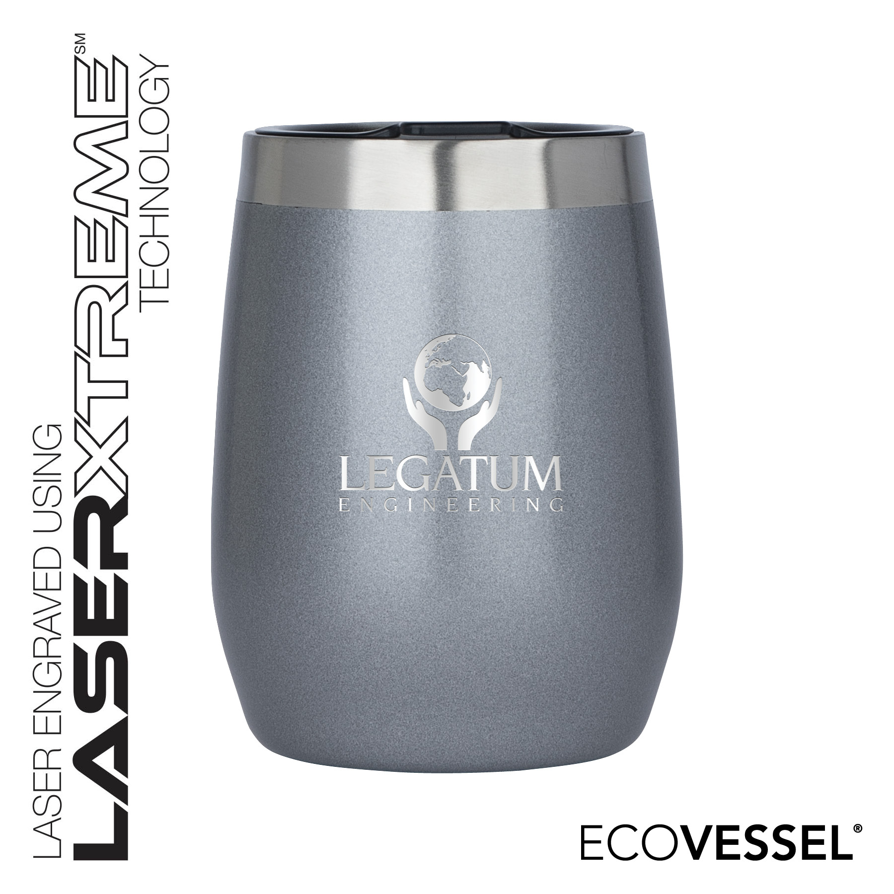EcoVessel® Port 10 oz. Vacuum Insulated Wine Tumbler 5