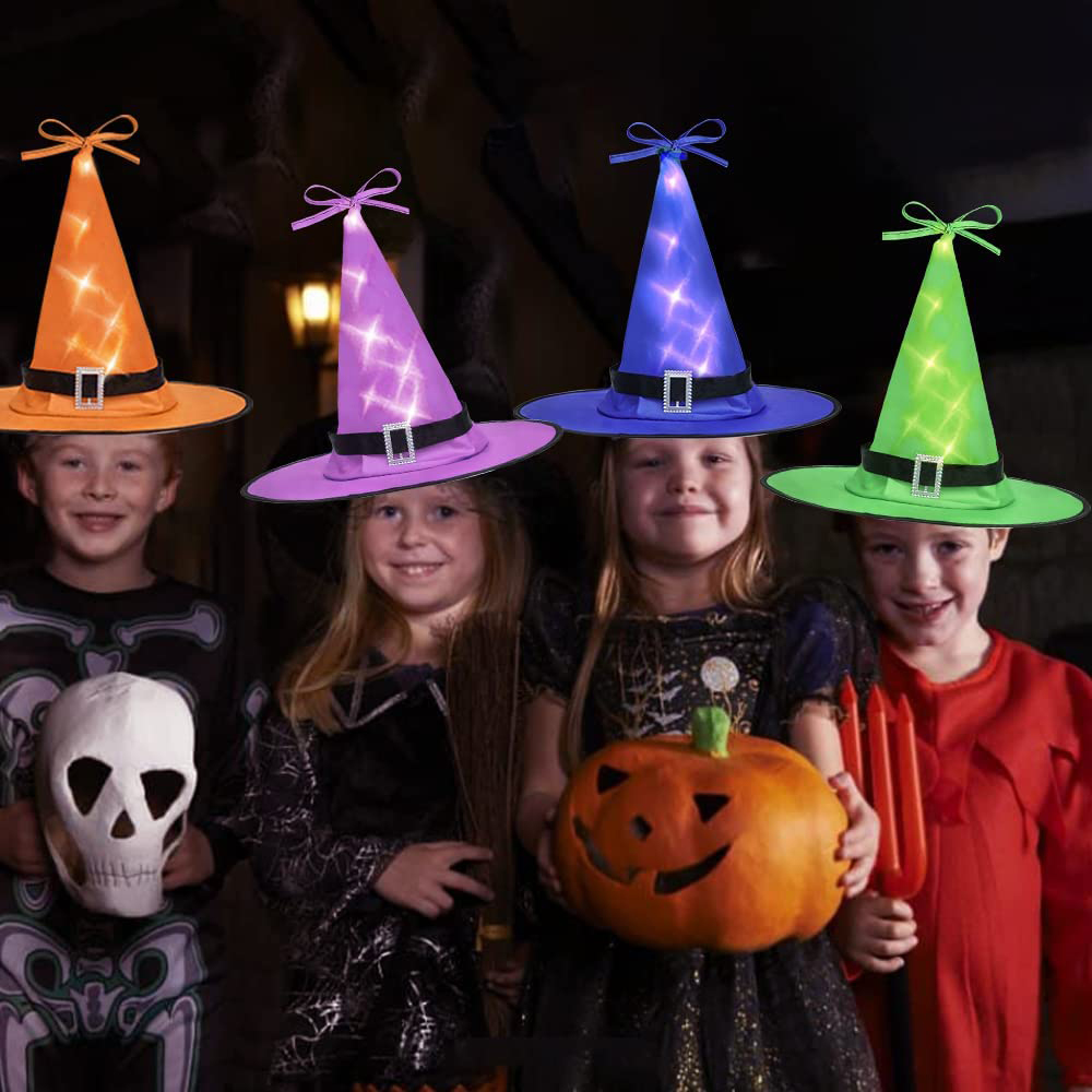 Halloween Decorations Witch Hat Light 9