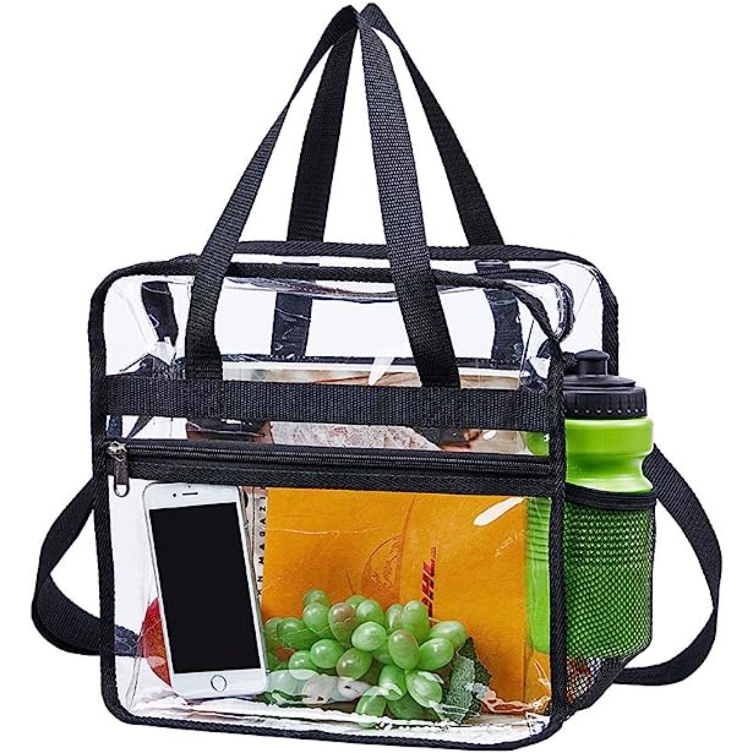 Large PVC Clear Waterproof Travel Shopping Storage Tote Bag 2